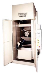 High energy automatic centrifugal disc finishing machine