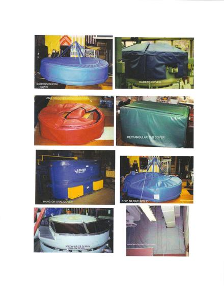 VIBRATORY BOWL AND TUB NOISE COVERS